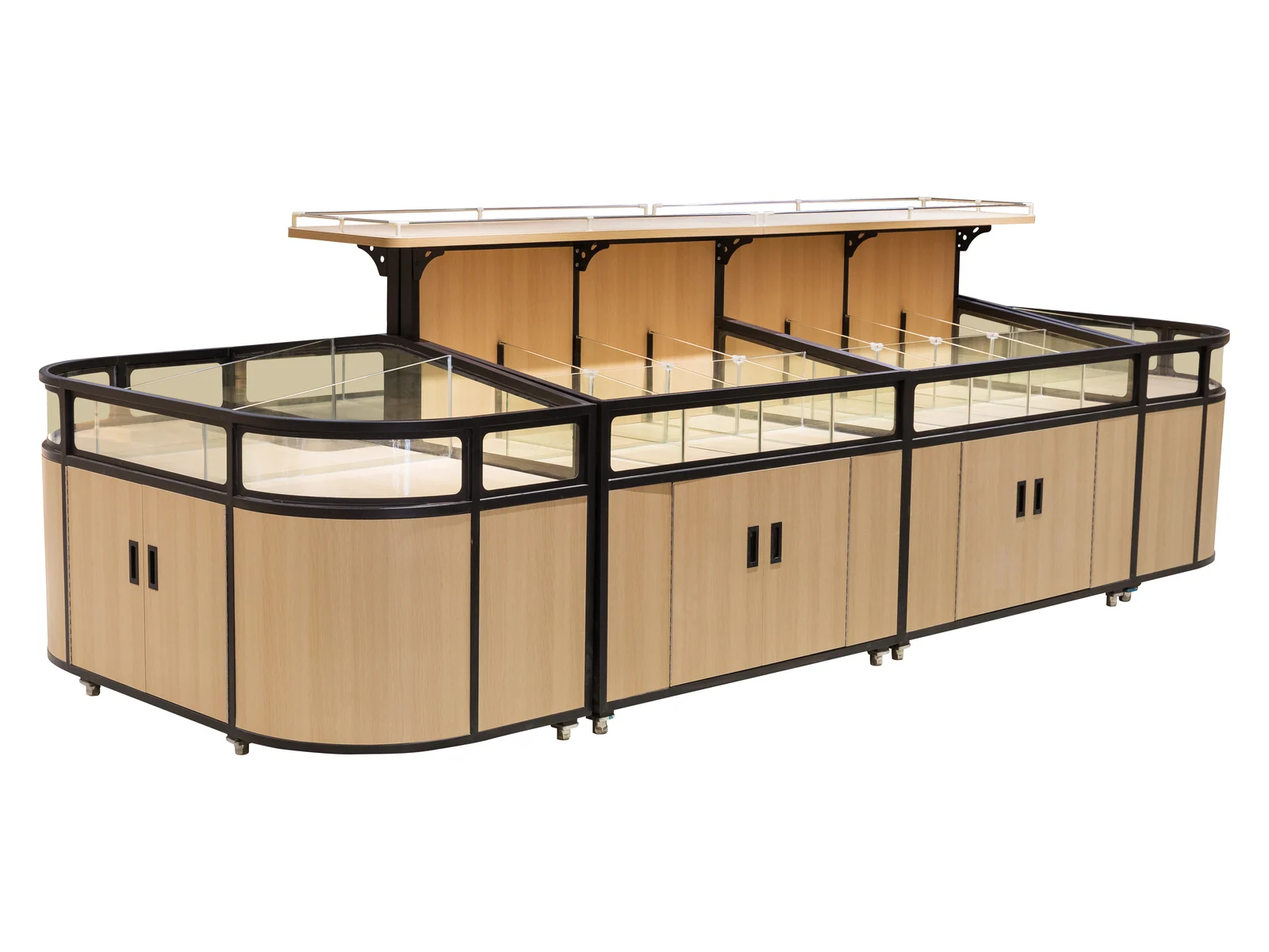 Twin Bay Glazed Bulk Island on a white studio background