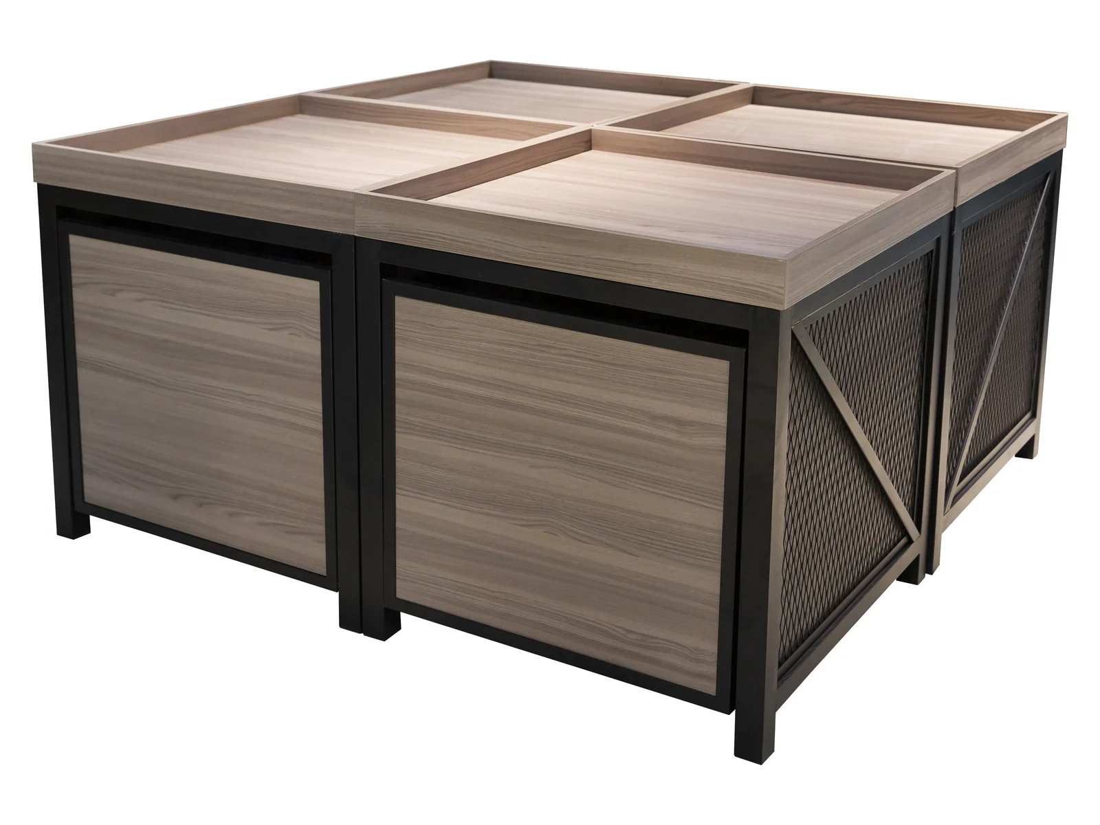 Pull Out Tray Island for Dry Goods on a white studio background