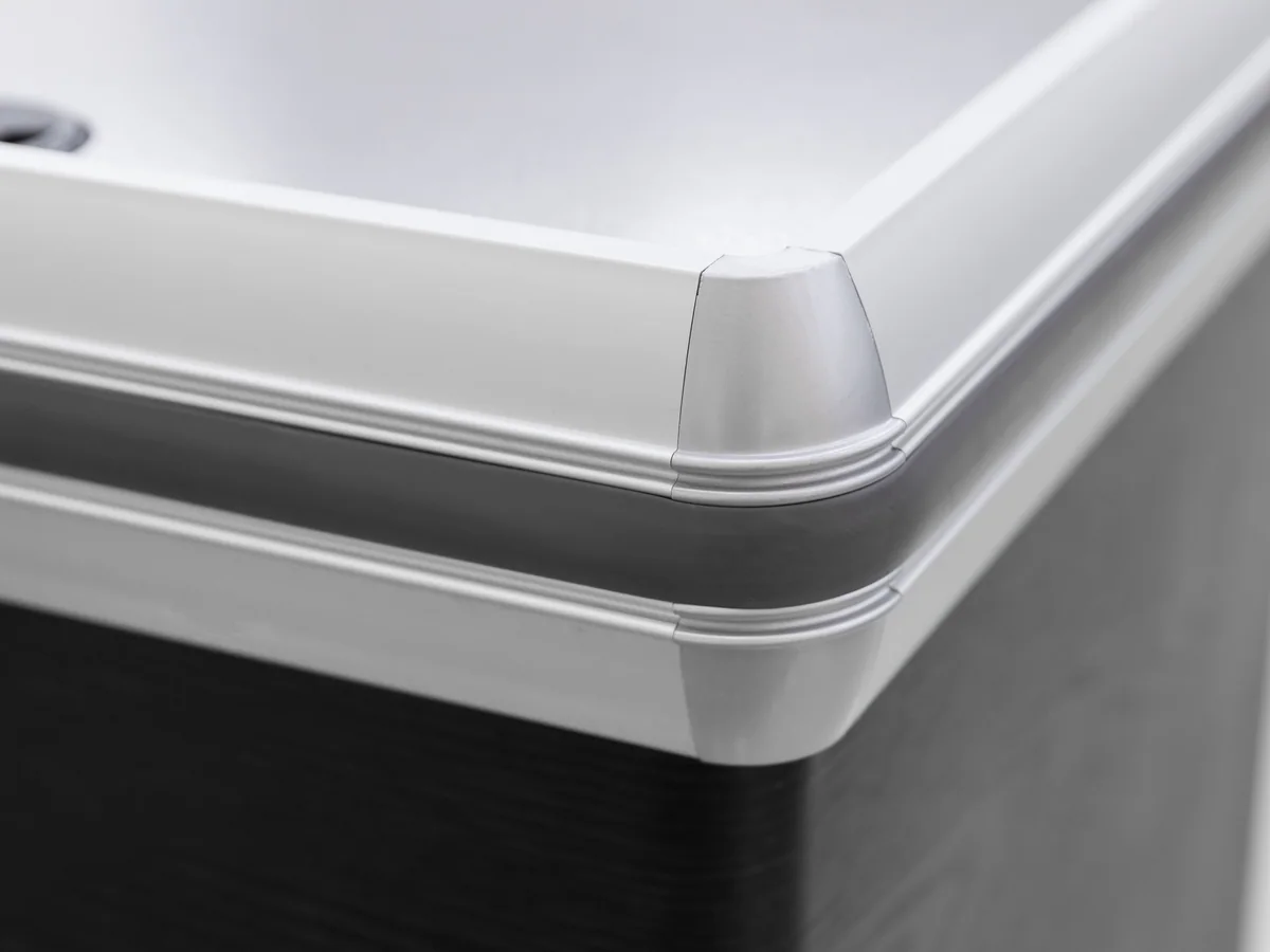 Close-up of the drawer unit built into the cashier position