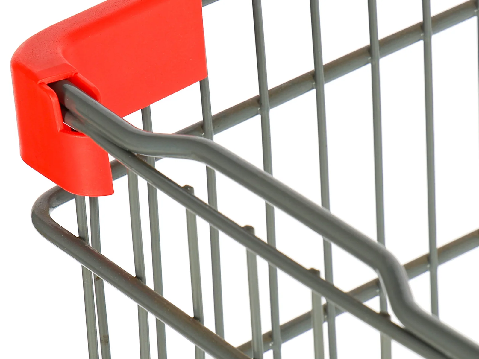 Standard nesting trolley photographed from the side showing the orange handle