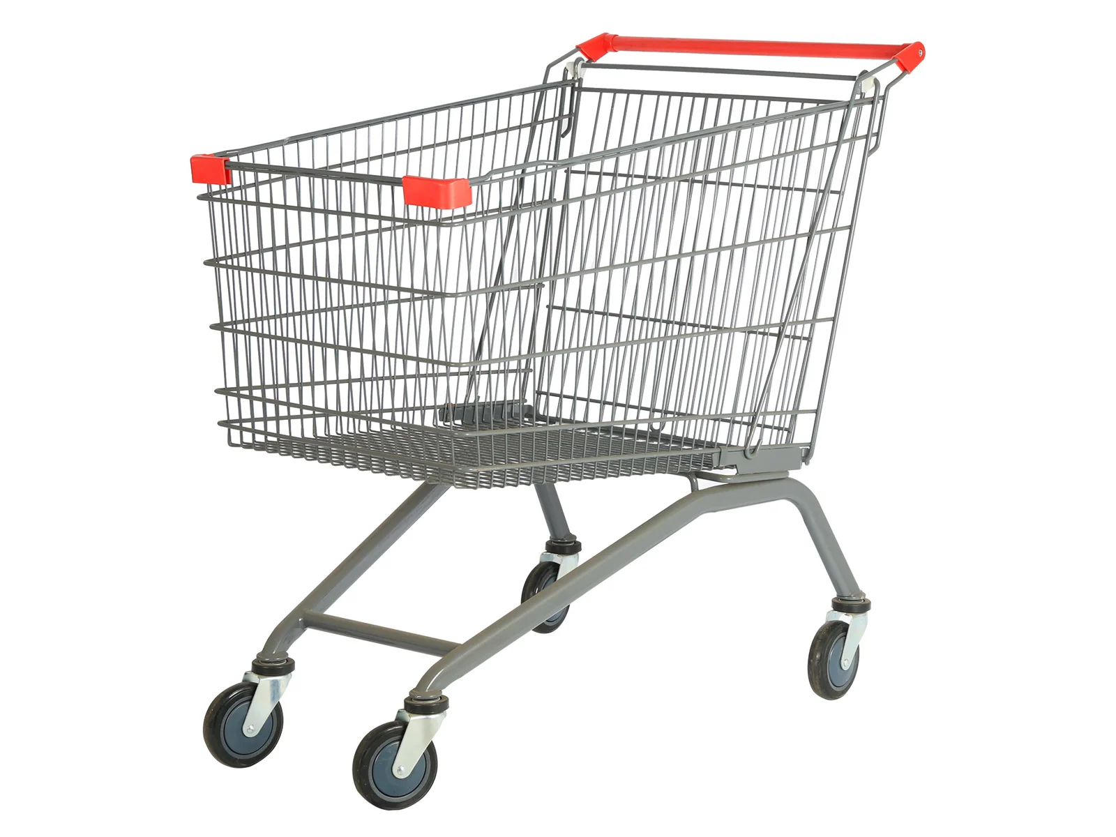 Standard Nesting Trolley with Orange Handle photographed from the front on a white studio background