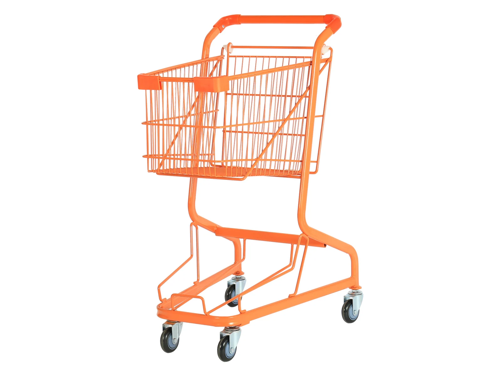 Compact Trolley with Coloured Frame photographed from the front on a white studio background