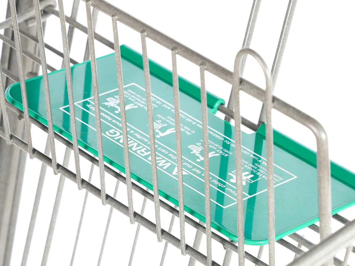 Close-up of the deep welded wire basket