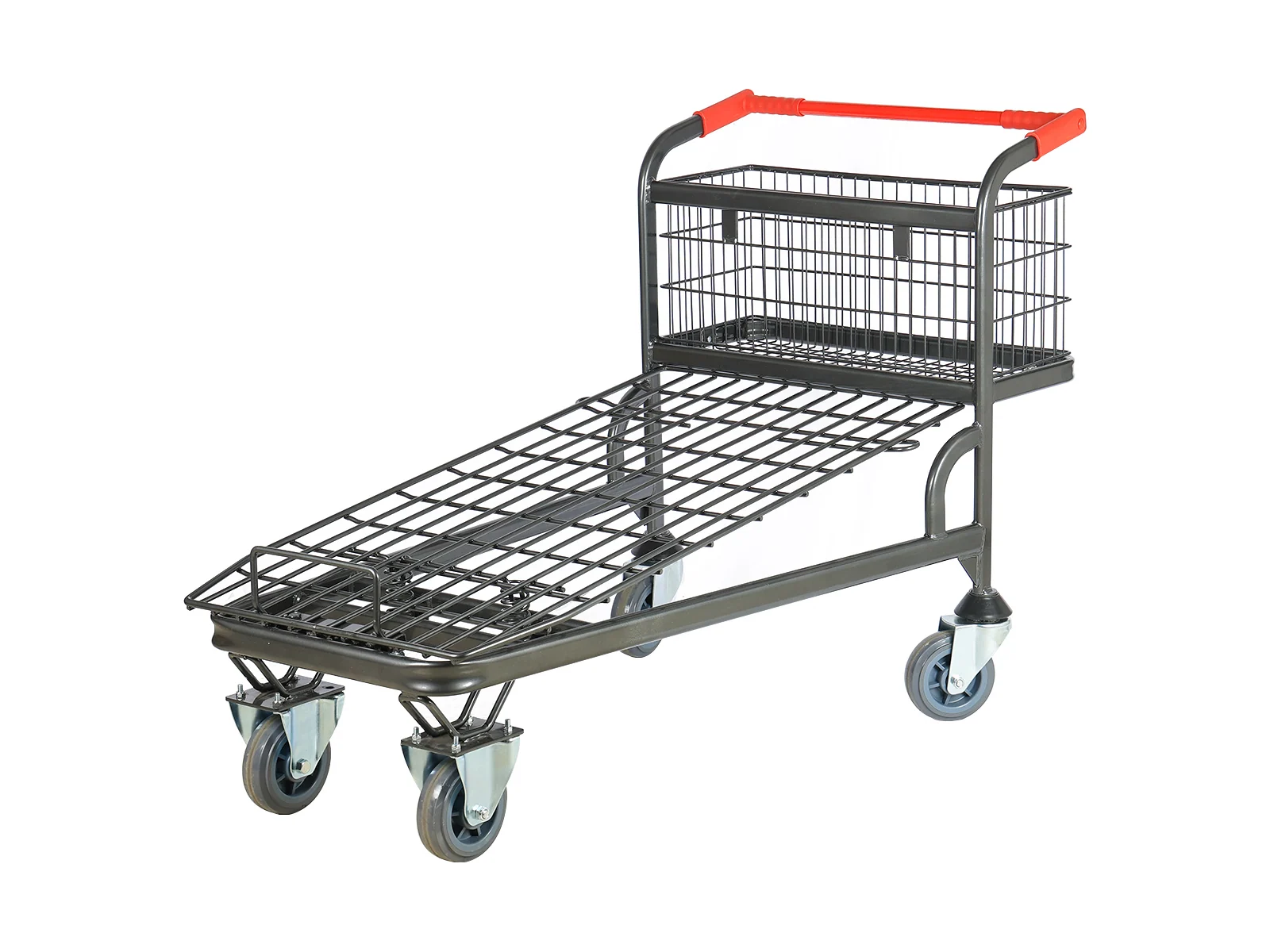 Heavy Duty Flatbed Trolley on a white studio background