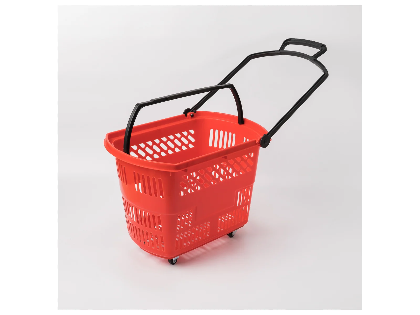 Roller Basket with Telescopic Handle photographed from the front on a white studio background