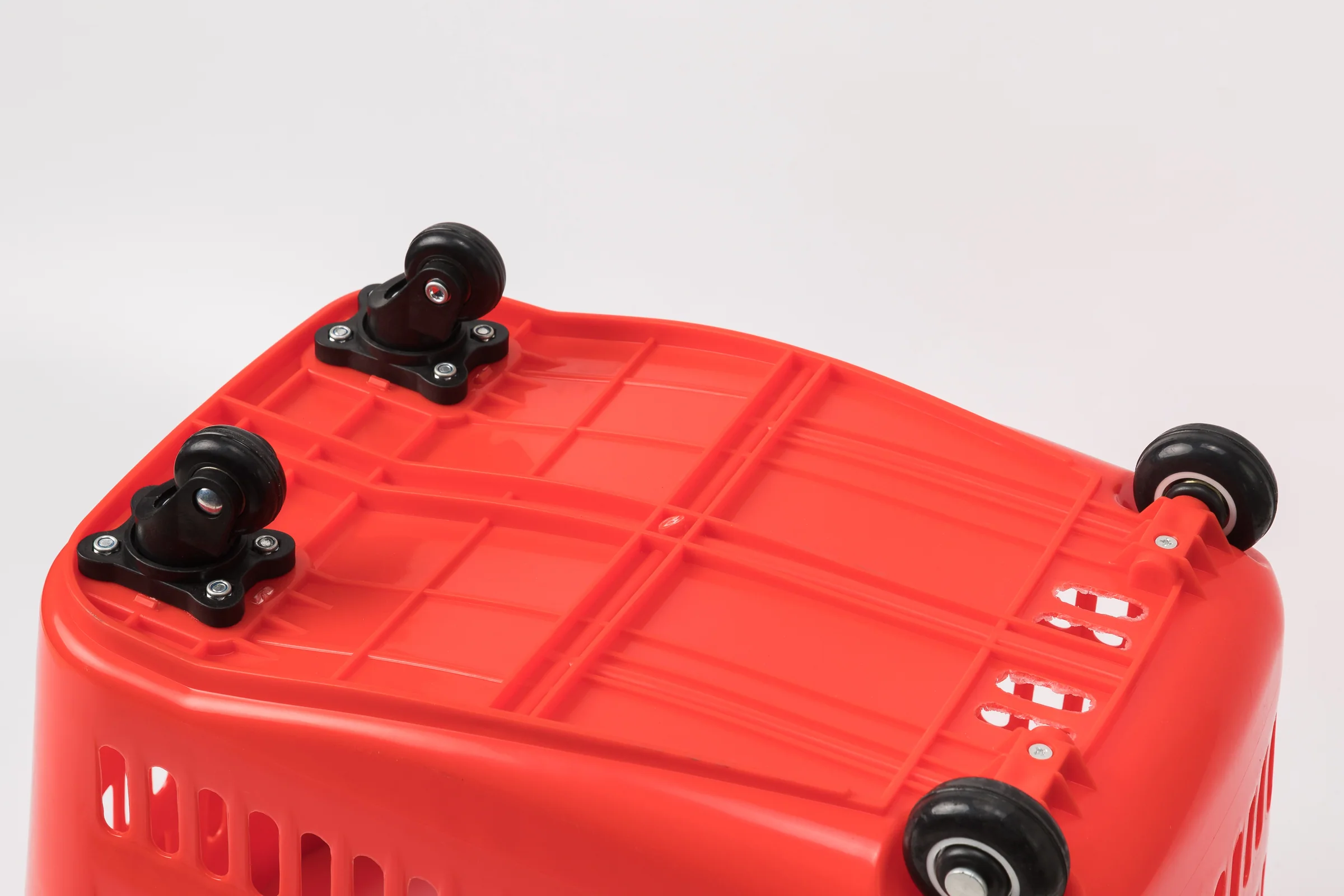Keshun low roller basket with four wheels for supermarket use