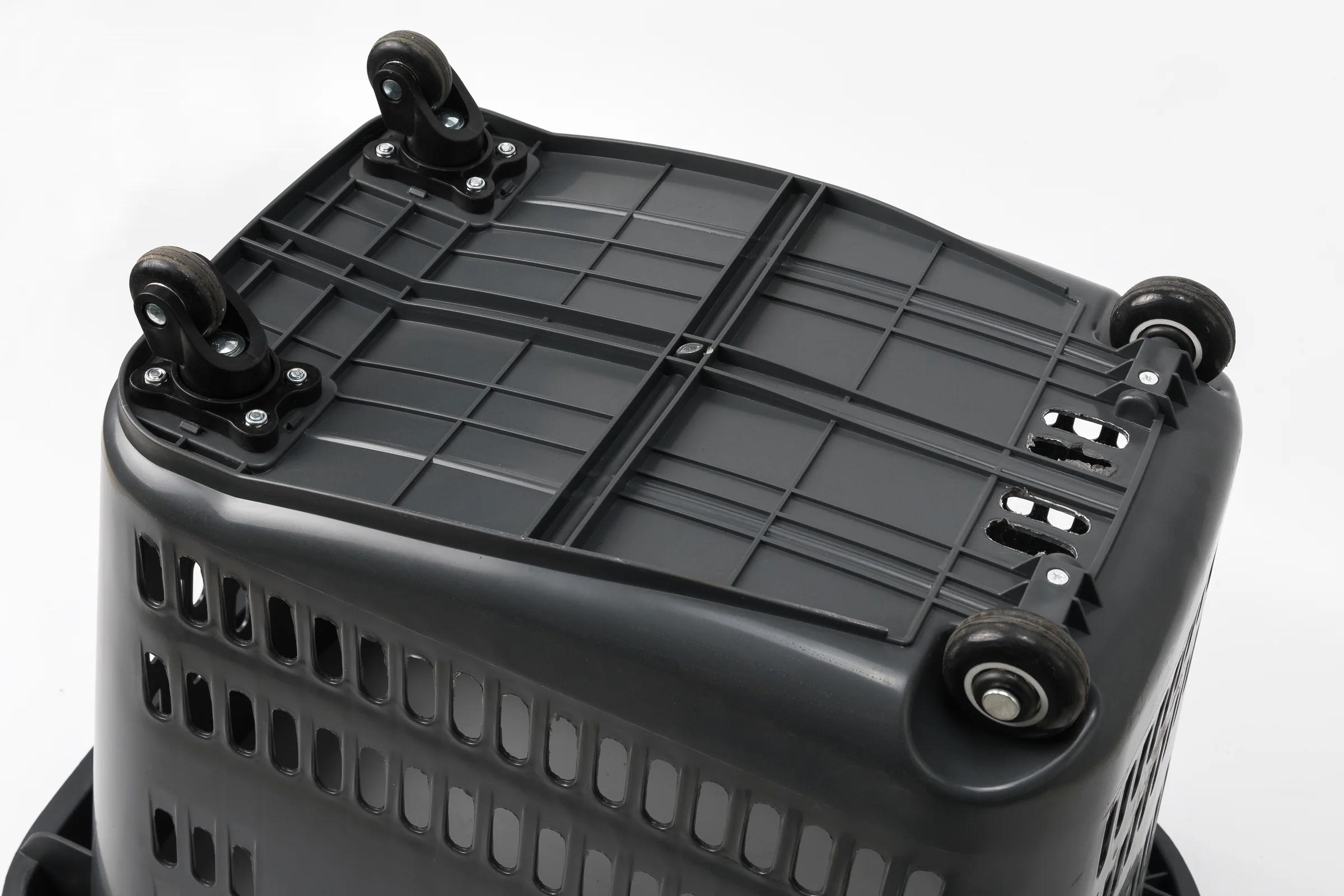 Keshun roller basket with reinforced base for supermarket use