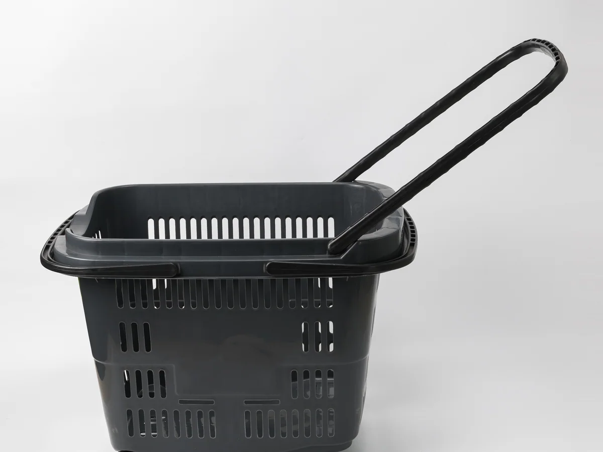 Close-up of the standard telescopic handle