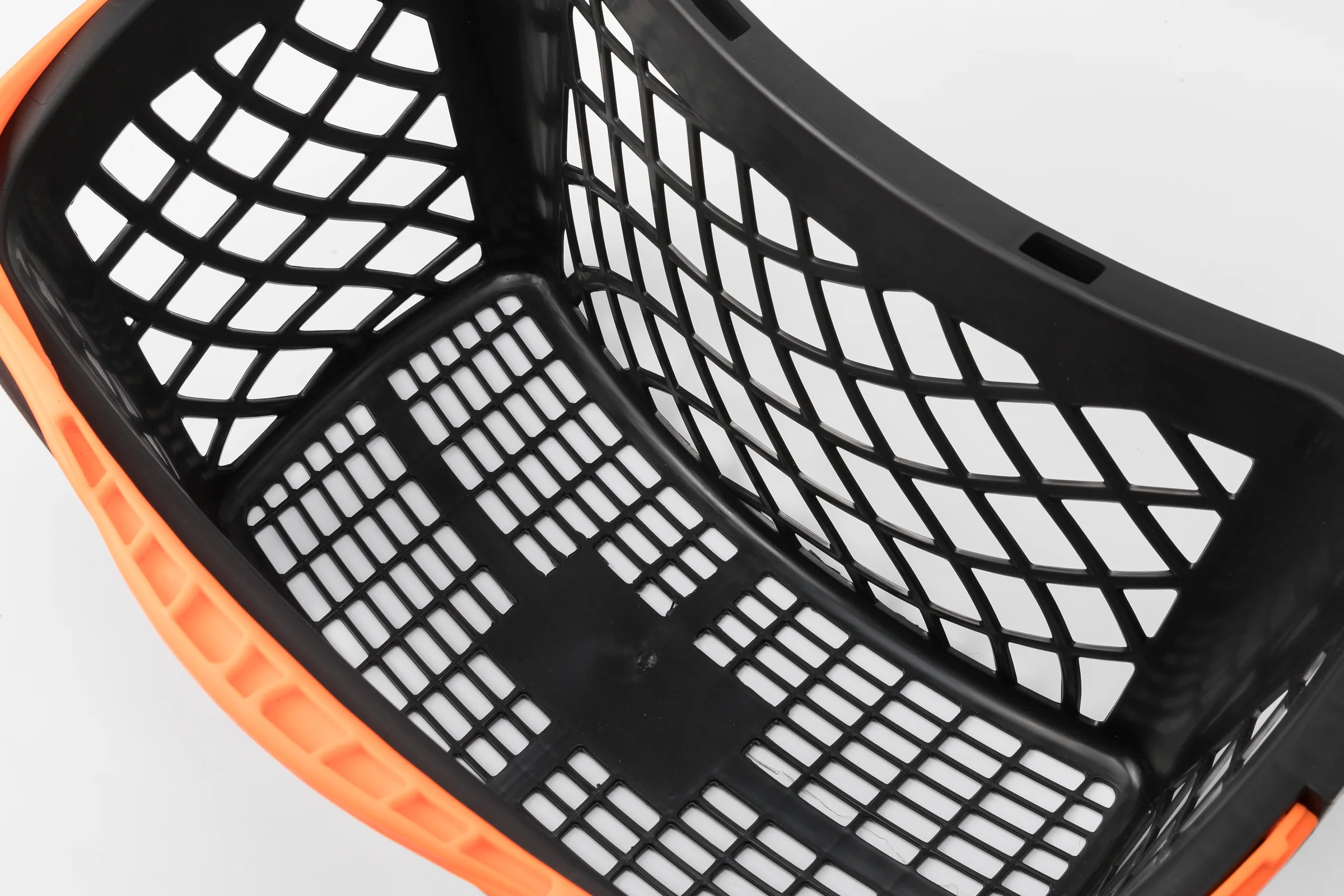 Keshun hand basket with single swing handle for supermarket use