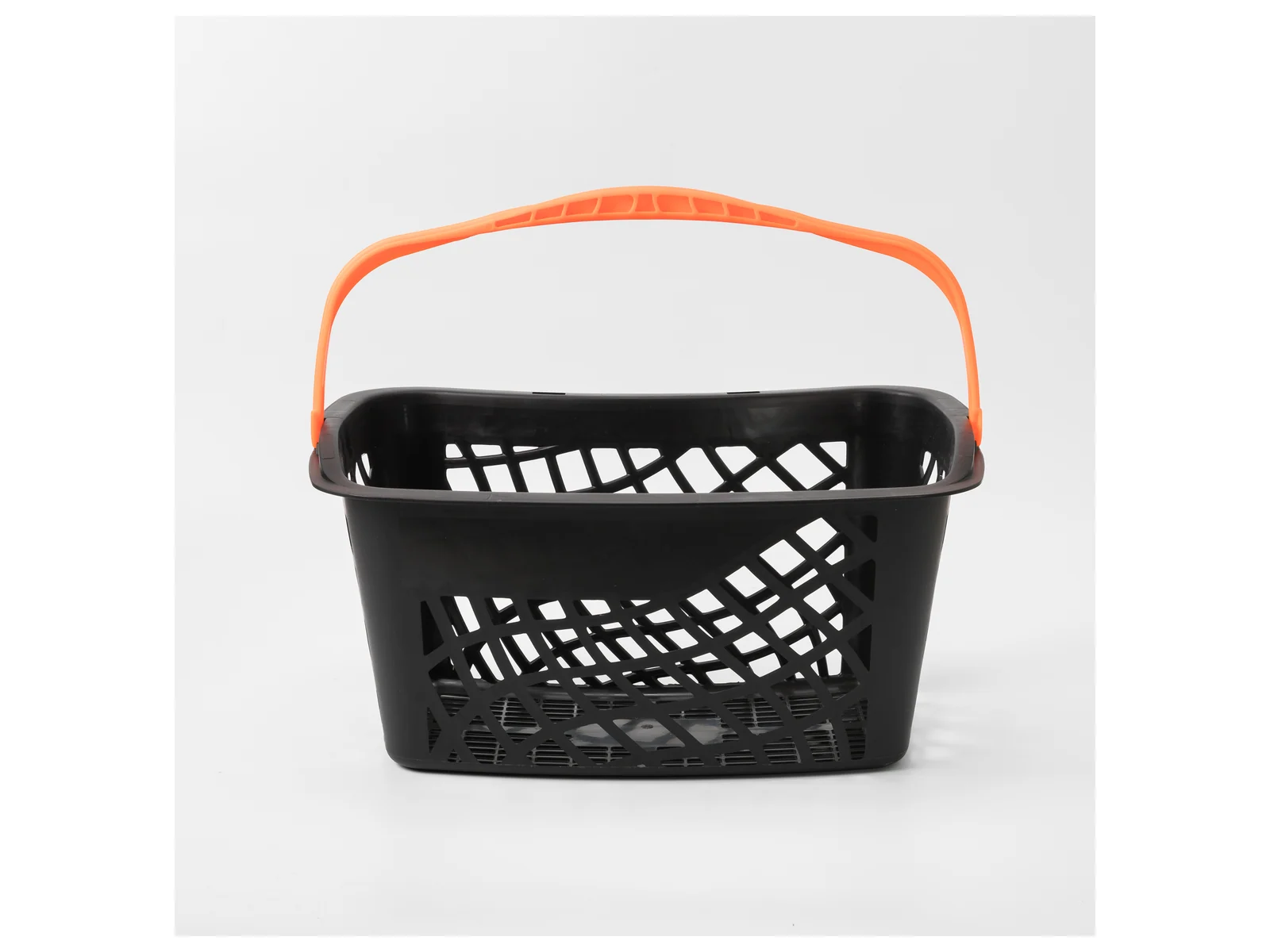 Hand Basket with Single Swing Handle on a white studio background