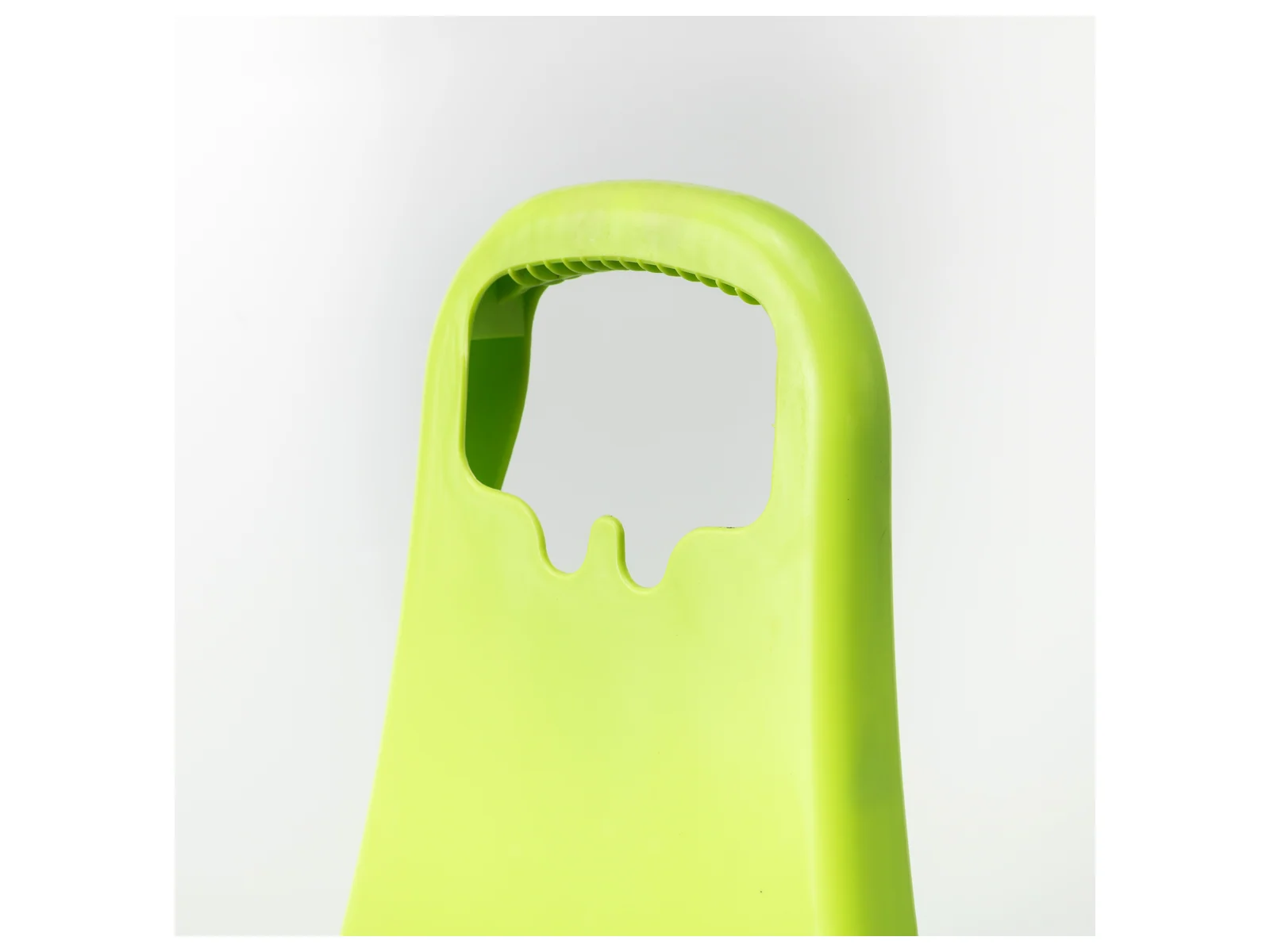 Moulded Basket Shell without Handles photographed from the front on a white studio background