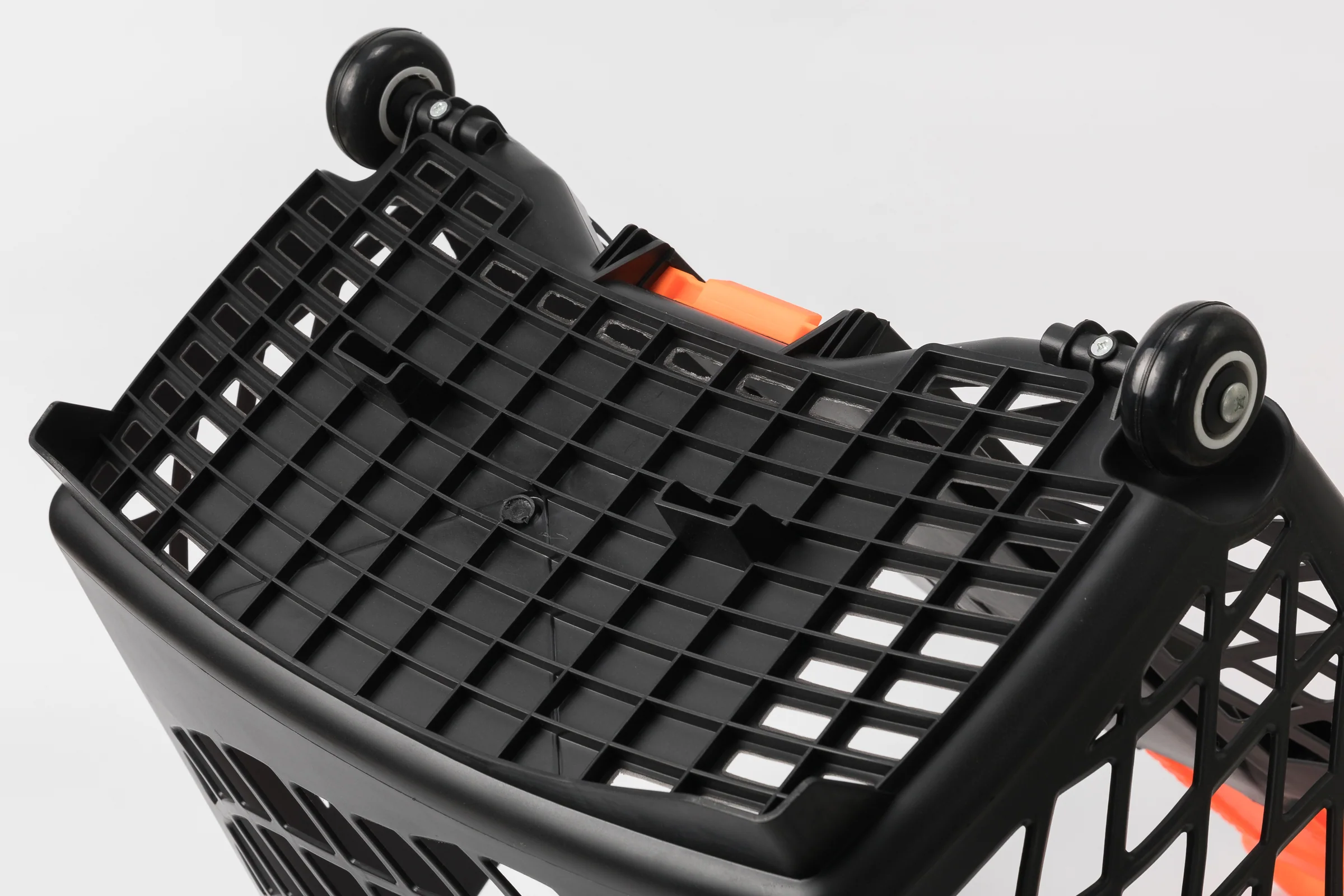 Keshun roller basket with tall grab handle for supermarket use